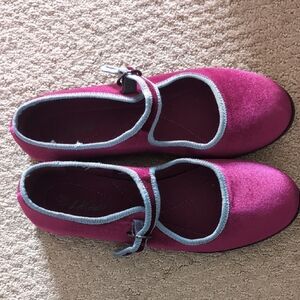Vibrant Pink Mary Jane Shoes